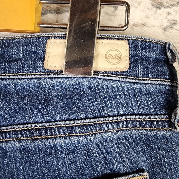 AG Adriano Goldschmied The Prima Roll Up Cigarette Leg Jean Medium Wash Size 28R - Picture 12 of 16